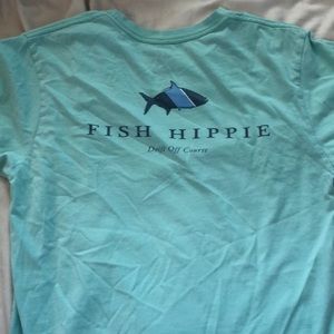Fish hippie t shirt size medium